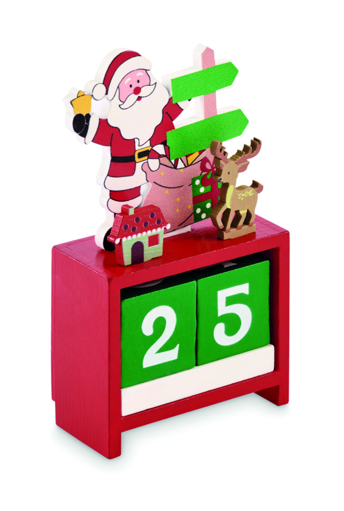 Logo trade promotional items image of: Christmas countdown calendar