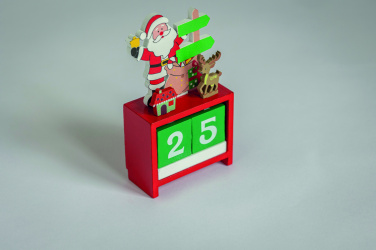 Logo trade promotional giveaways image of: Christmas countdown calendar