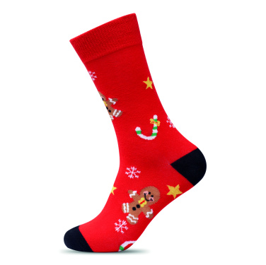 Logotrade promotional item picture of: Pair of Christmas socks L