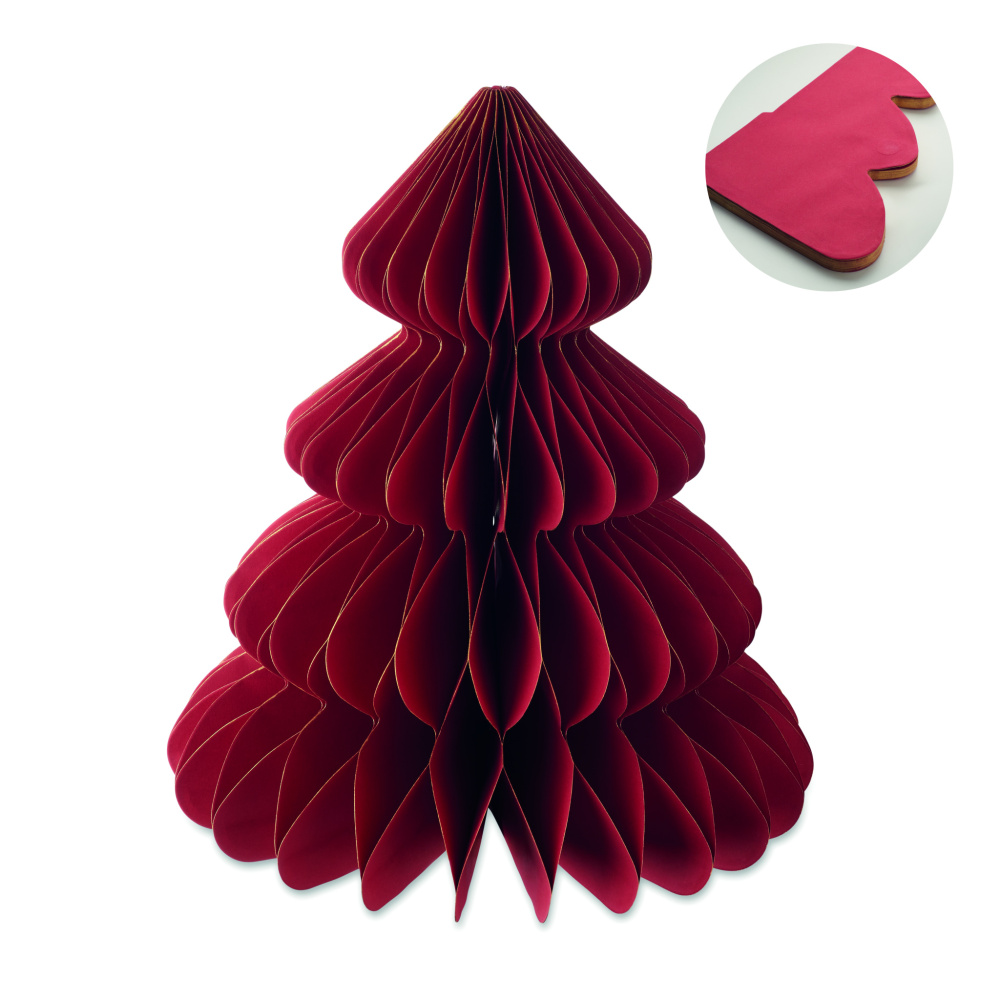 Logo trade promotional merchandise picture of: Paper Xmas tree decoration