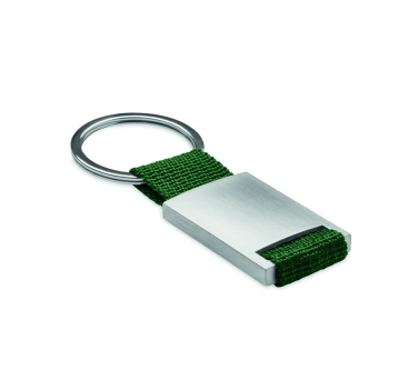 Logotrade corporate gifts photo of: Metal rectangular key ring Espoo
