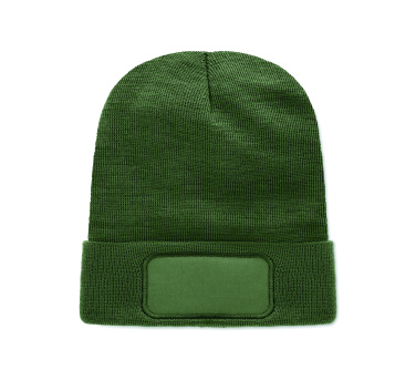 Logotrade promotional giveaway image of: Unisex beanie RPET polyester
