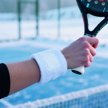 Logo trade promotional merchandise picture of: Wristband in polycotton