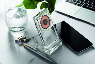 Logotrade corporate gift picture of: Acrylic wireless charger 15W