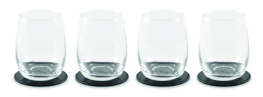 Logotrade promotional giveaway picture of: Set of 4 PU coasters