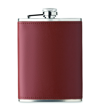 Logo trade promotional gifts image of: Slim hip flask 200 ml