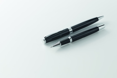 Logo trade promotional merchandise photo of: Ball pen and roller set