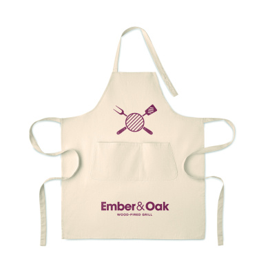 Logo trade corporate gifts image of: Organic cotton apron 240 gr/m²