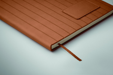 Logotrade promotional merchandise picture of: A5 notebook in smokey PU