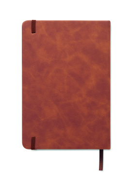 Logo trade business gift photo of: A5 smokey PU notebook