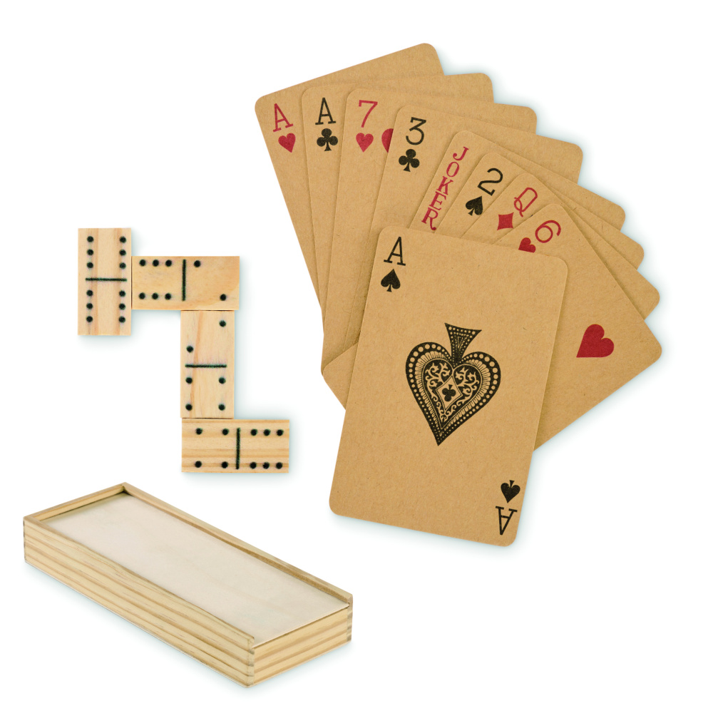 Logotrade promotional merchandise photo of: Domino and cards set