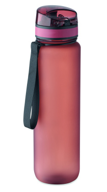 Logo trade promotional giveaways image of: Sports water bottle RPET 1L