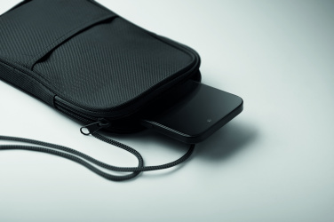 Logo trade promotional merchandise picture of: RPET cross body travel pouch