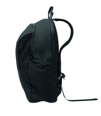 Logo trade advertising product photo of: 15" soft PU laptop backpack
