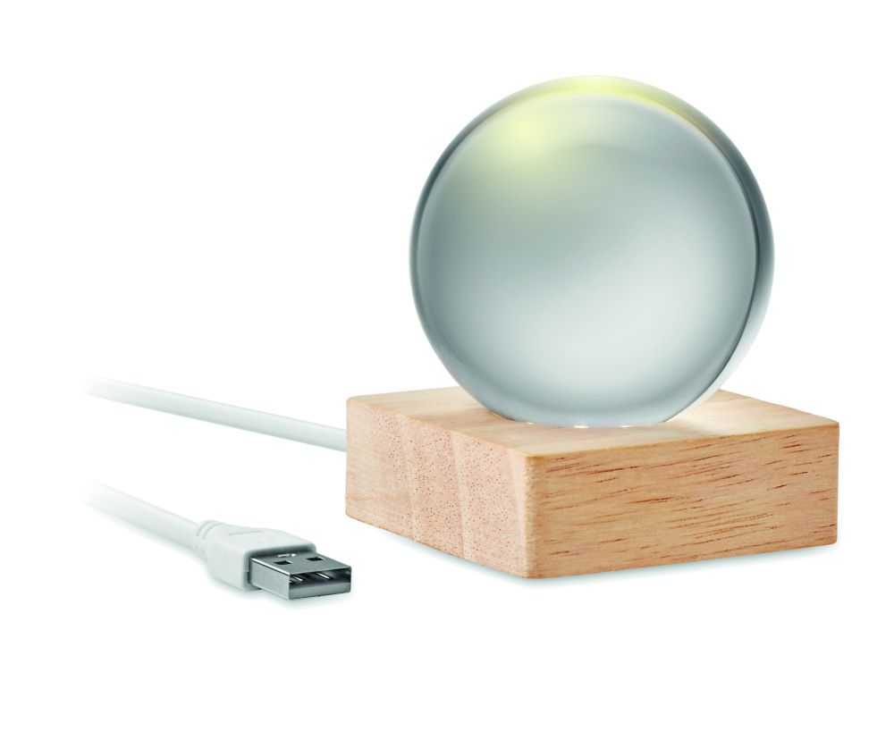 Logotrade advertising product image of: LED glass ball