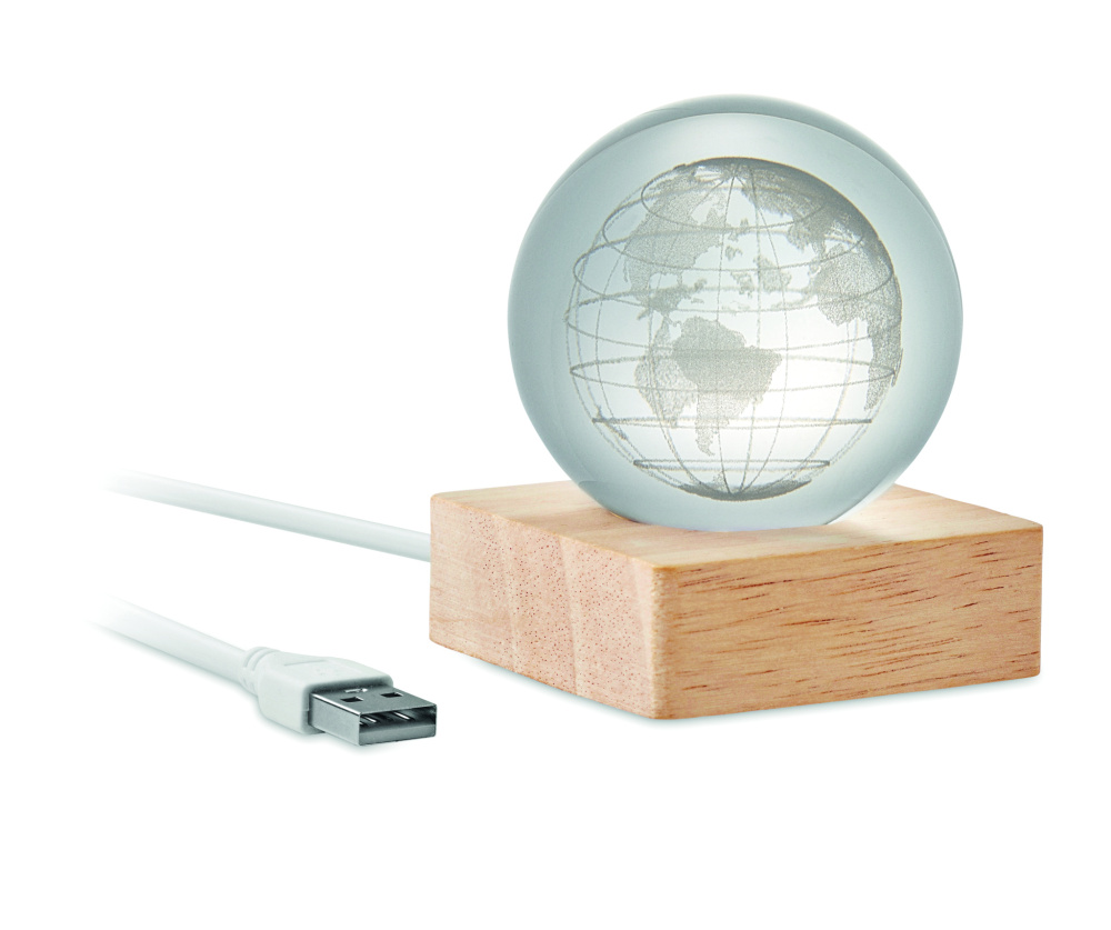 Logotrade business gift image of: LED globe glass ball