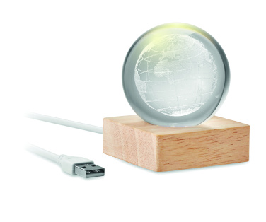 Logotrade promotional product picture of: LED globe glass ball
