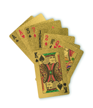 Logo trade promotional items picture of: Waterproof playing cards