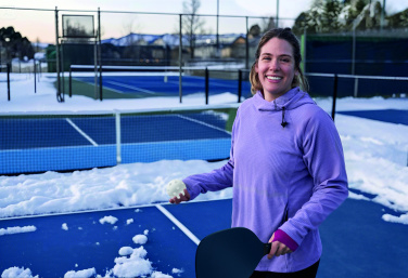 Logo trade promotional gift photo of: Pickle ball paddle set