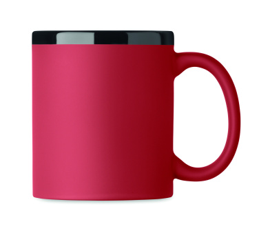 Logo trade corporate gifts image of: Ceramic mug for laser 300 ml