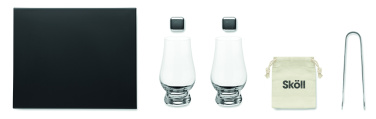 Logo trade promotional giveaways image of: Set of whisky tasting glasses