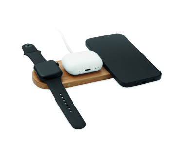 Logotrade corporate gift image of: 3 in 1 15W wireless charger