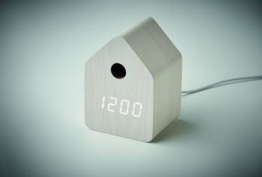 Logotrade advertising product image of: MDF cuckoo alarm clock