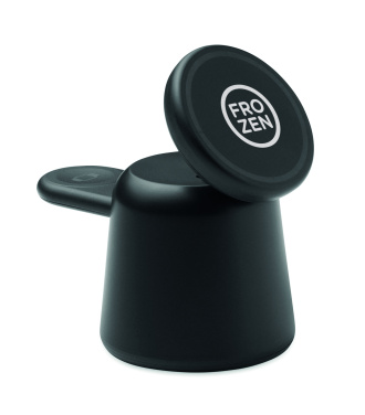 Logotrade promotional product picture of: 3 in 1 wireless charger 15W