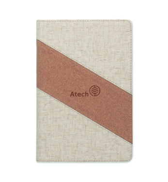 Logo trade business gift photo of: A5 notebook with 15W charger