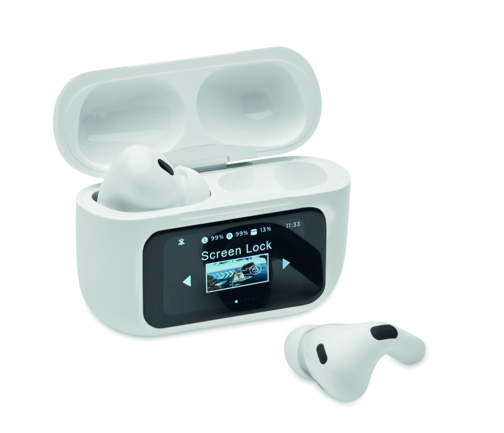 Logo trade promotional giveaway photo of: ABS TWS earbuds