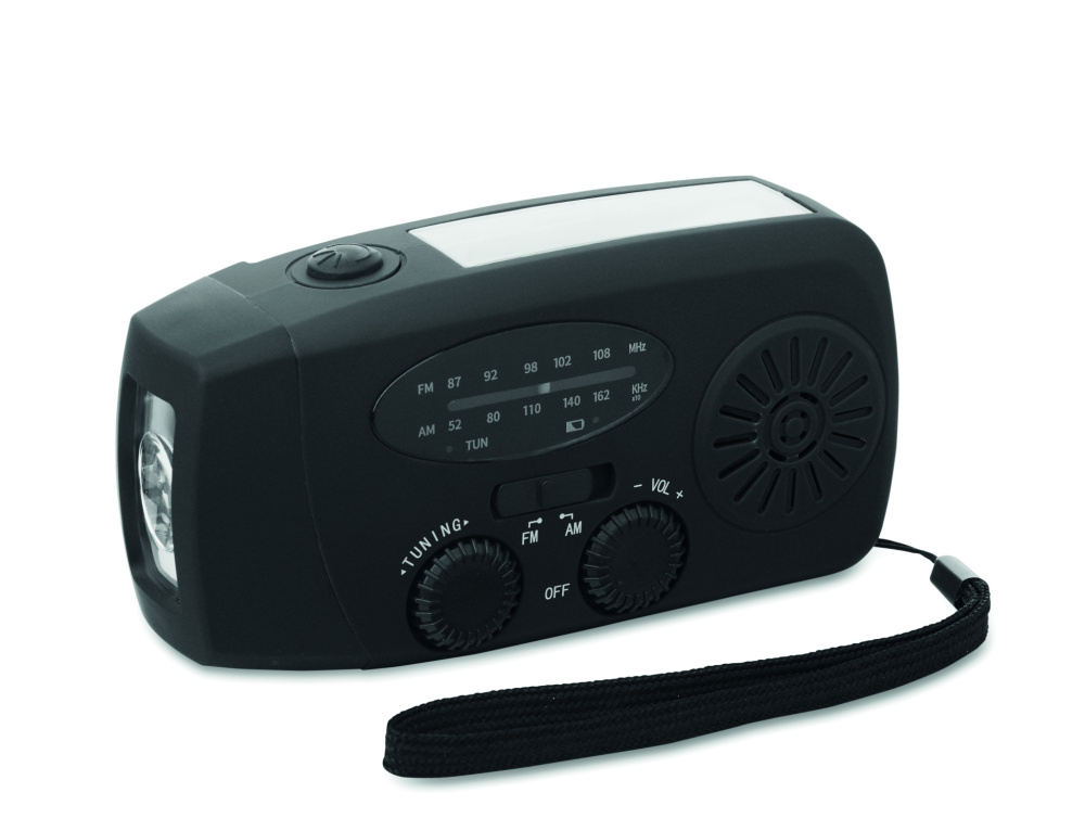 Logotrade promotional products photo of: Portable radio with LED torch