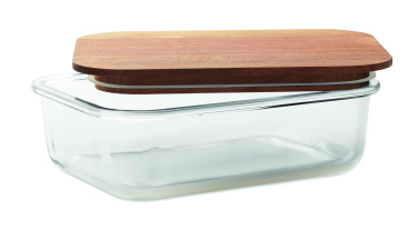 Logo trade promotional items picture of: Glass lunch box 800ml