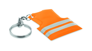Logotrade advertising products photo of: Key ring with reflecting vest Jekabpils
