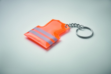 Logotrade promotional gift image of: Key ring with reflecting vest Jekabpils