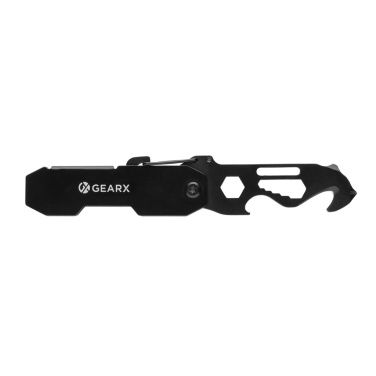 Logo trade corporate gifts image of: Gear X foldable EDC tool with carabiner and parcel cutter