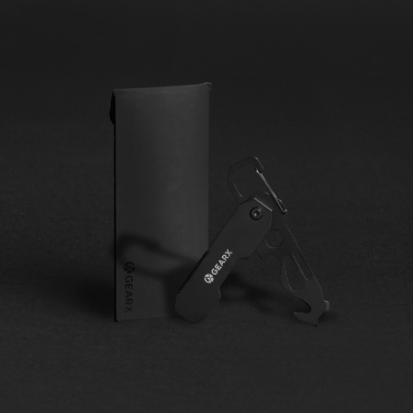 Logotrade advertising products photo of: Gear X foldable EDC tool with carabiner and parcel cutter