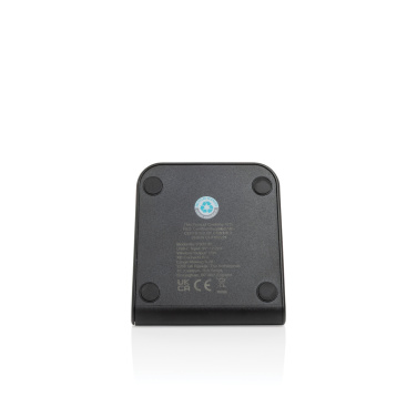 Logotrade business gifts photo of: VoltPerch RCS recycled plastic 15W magnetic wireless charger