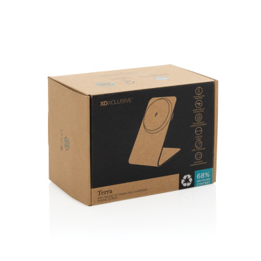 Logotrade promotional gifts photo of: Terra aluminium 15W magnetic wireless charging phone stand