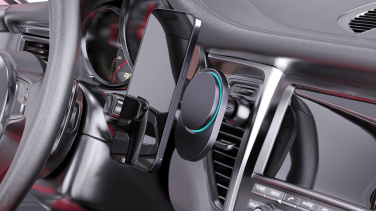Logotrade promotional giveaways photo of: PowerCruze RCS rplastic 15W magnetic charging car holder