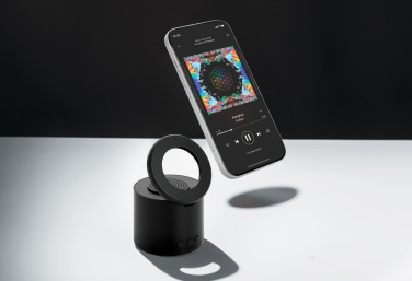 Logotrade promotional giveaway image of: Magpulse RCS recycled plastic 3W speaker w/magnetic holder