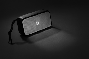 Logotrade advertising products photo of: Swiss Peak RCS recycled aluminium 10W bass speaker