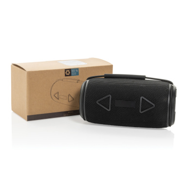 Logotrade promotional products photo of: Prisma RCS recycled plastic IPX 4 waterpoof 16W speaker