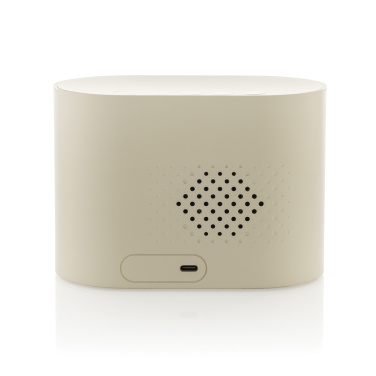 Logotrade promotional item picture of: LumaRise RCS reycled plastic white noise alarm clock