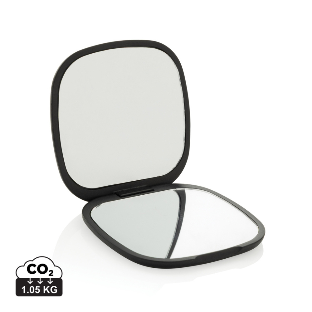 Logotrade promotional merchandise image of: Reflecta RCS recycled plastic make-up mirror