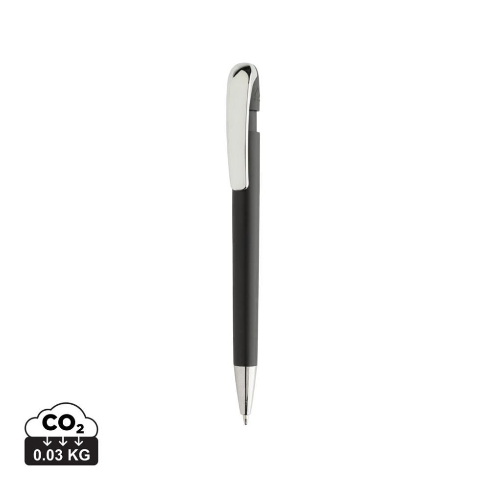 Logotrade business gift image of: Glide GRS certified R-ABS Metal Clip Pen