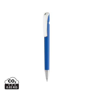 Logo trade promotional gifts picture of: Glide GRS certified R-ABS Metal Clip Pen