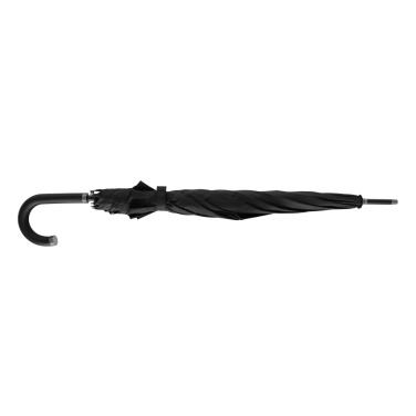 Logotrade promotional item image of: Swiss Peak Vero Aware™ RPET 25” umbrella w luxe handle