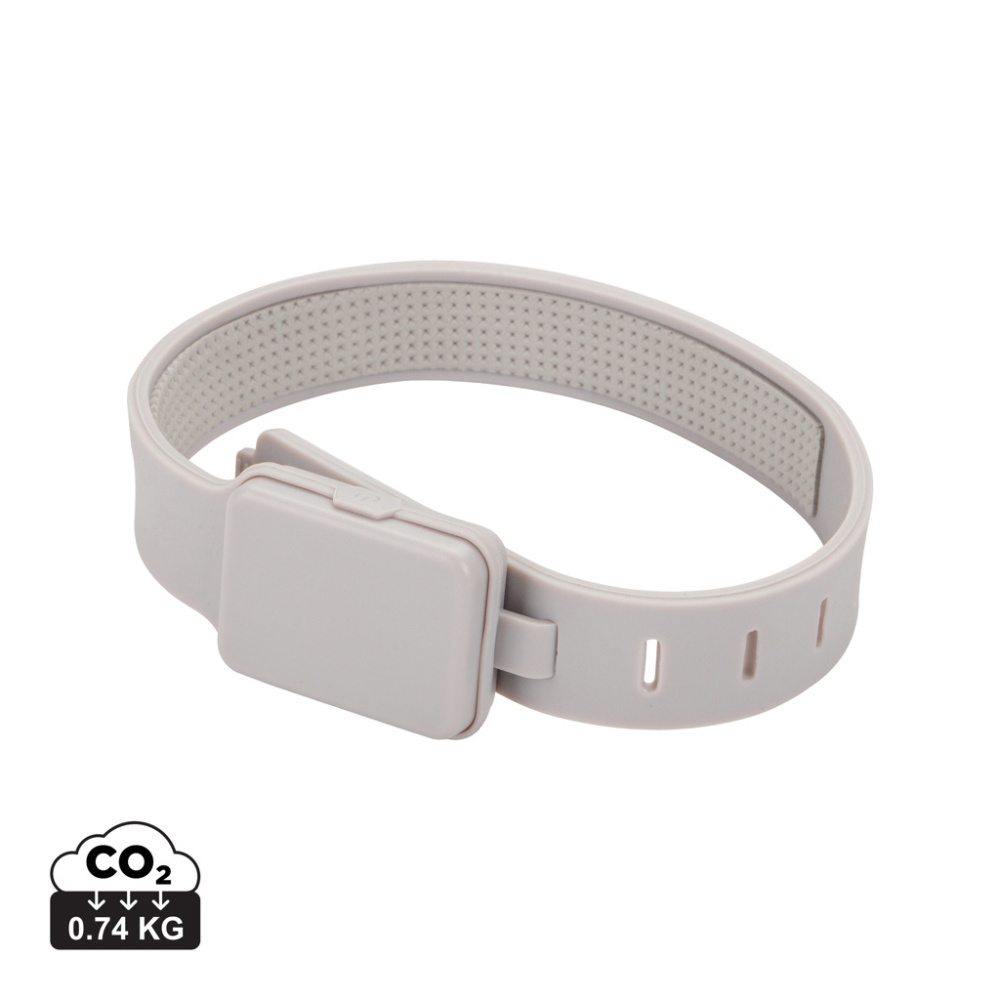 Logo trade promotional items image of: Lumi Sprint RCS rplastic LED re-chargeable running light