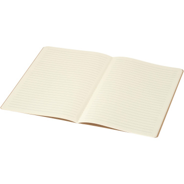 Logotrade promotional merchandise picture of: Slyk A5 kraft cahier notebook with ruled pages