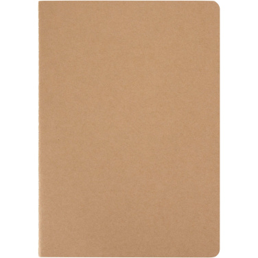 Logotrade corporate gift picture of: Slyk A5 kraft cahier notebook with dotted pages